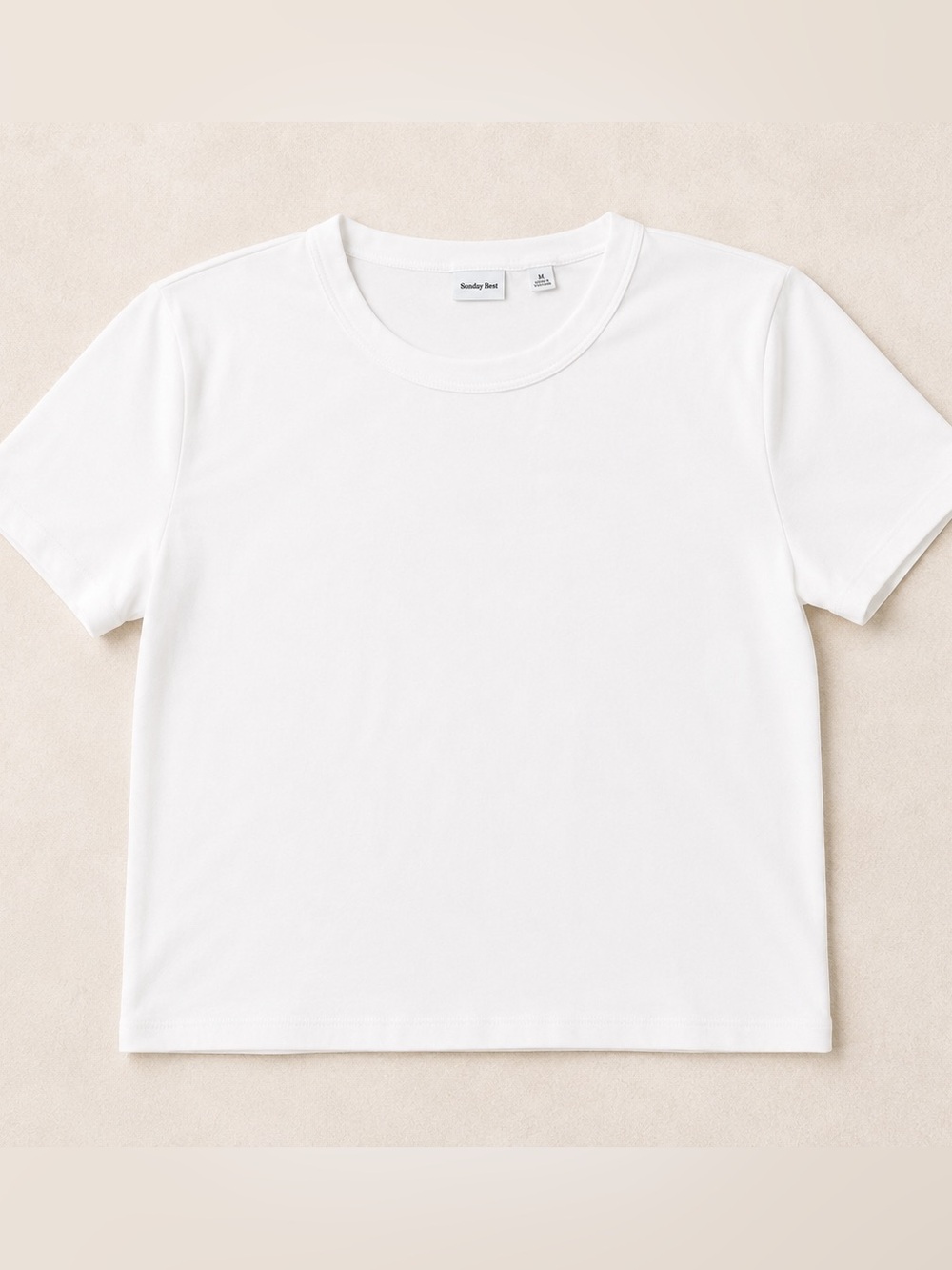 Aritzia / Sunday Best White Short Sleeve Tee for Women / Cotton Blend Tshirt